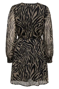 Vestido corto lurex
