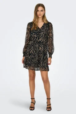 Vestido corto lurex