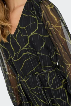 Vestido corto lurex