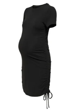 Vestido corto maternity frunce