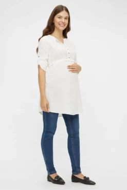 Vestido corto maternity y lactancia