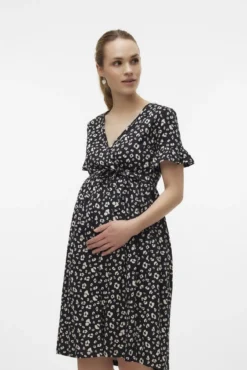 Vestido corto maternity y lactancia