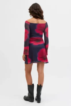 Vestido corto mesh