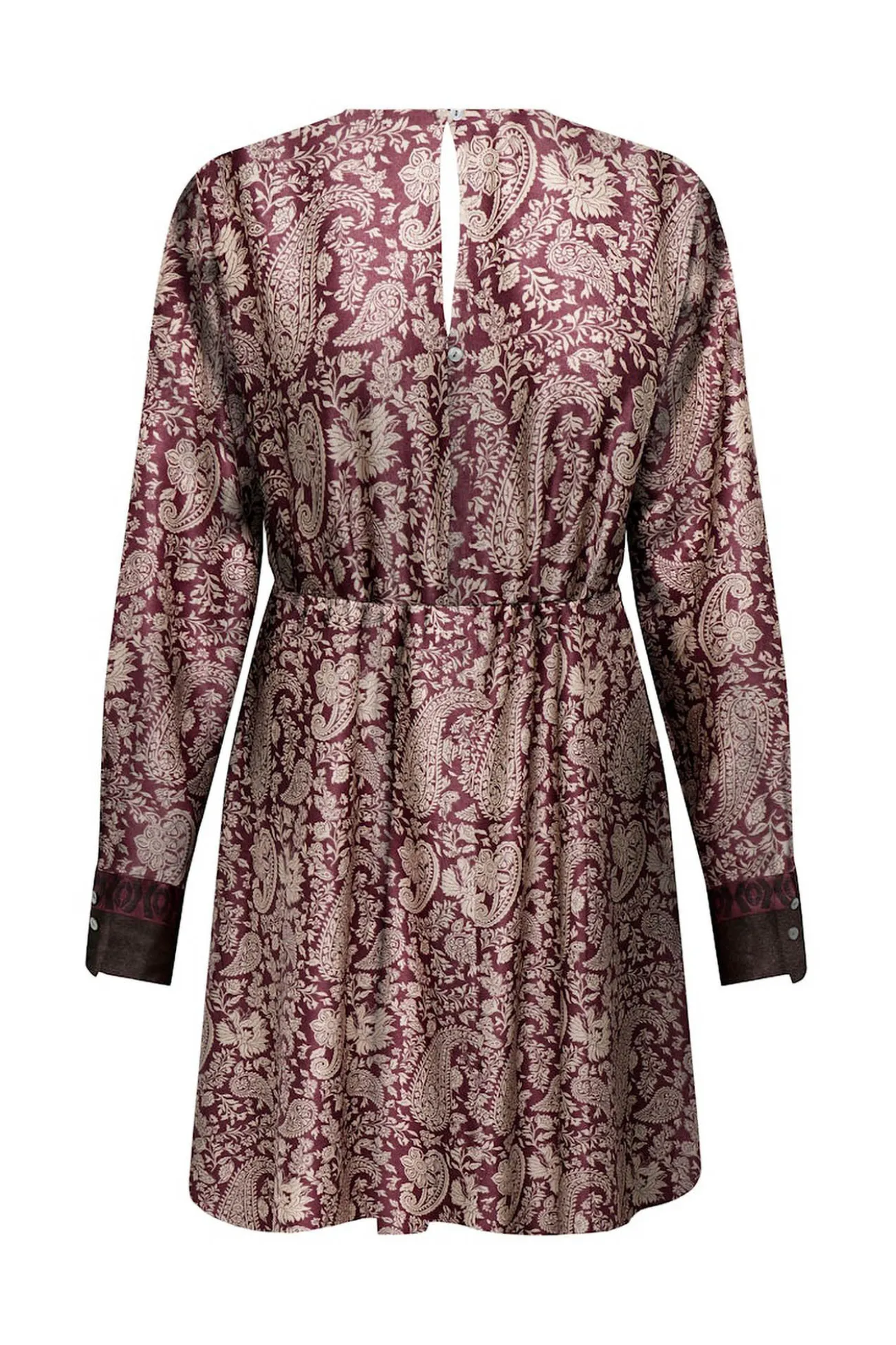 Vestido corto satinado