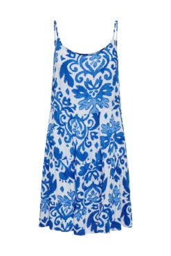 Vestido corto sin mangas