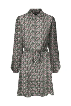 Vestido corto tejido vaporoso