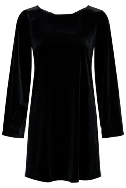 Vestido corto terciopelo