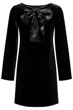 Vestido corto terciopelo