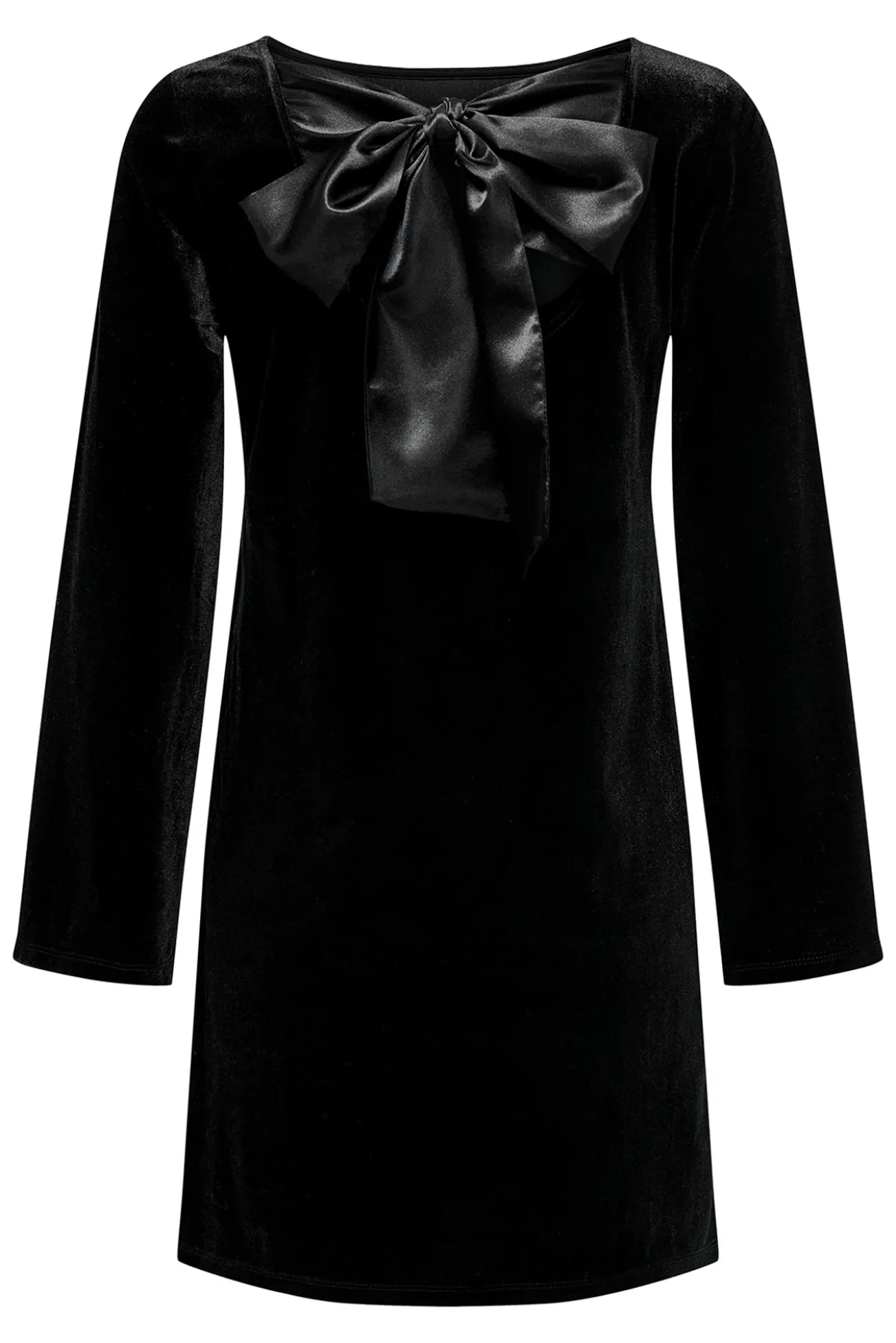 Vestido corto terciopelo