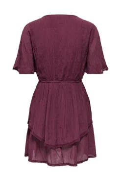 Vestido corto textura