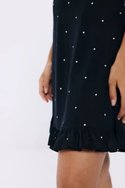 Vestido corto topos