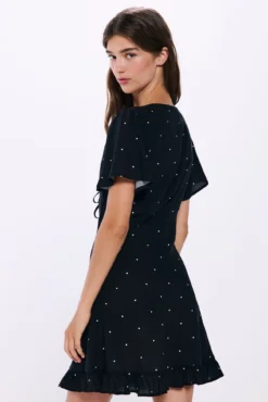 Vestido corto topos
