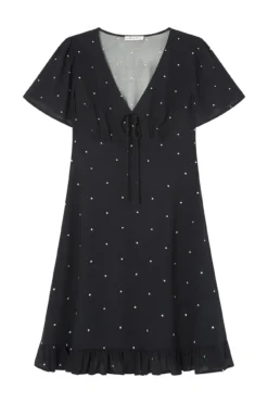 Vestido corto topos