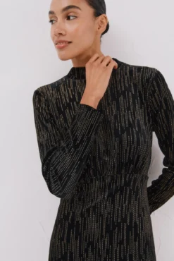 Vestido corto toques brillantes