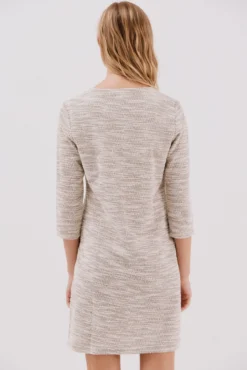 Vestido corto tweed