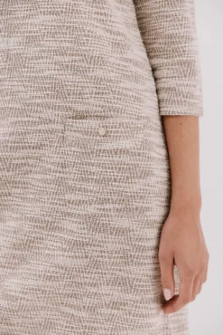 Vestido corto tweed