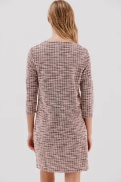 Vestido corto tweed