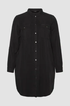 Vestido corto vaquero talla grande