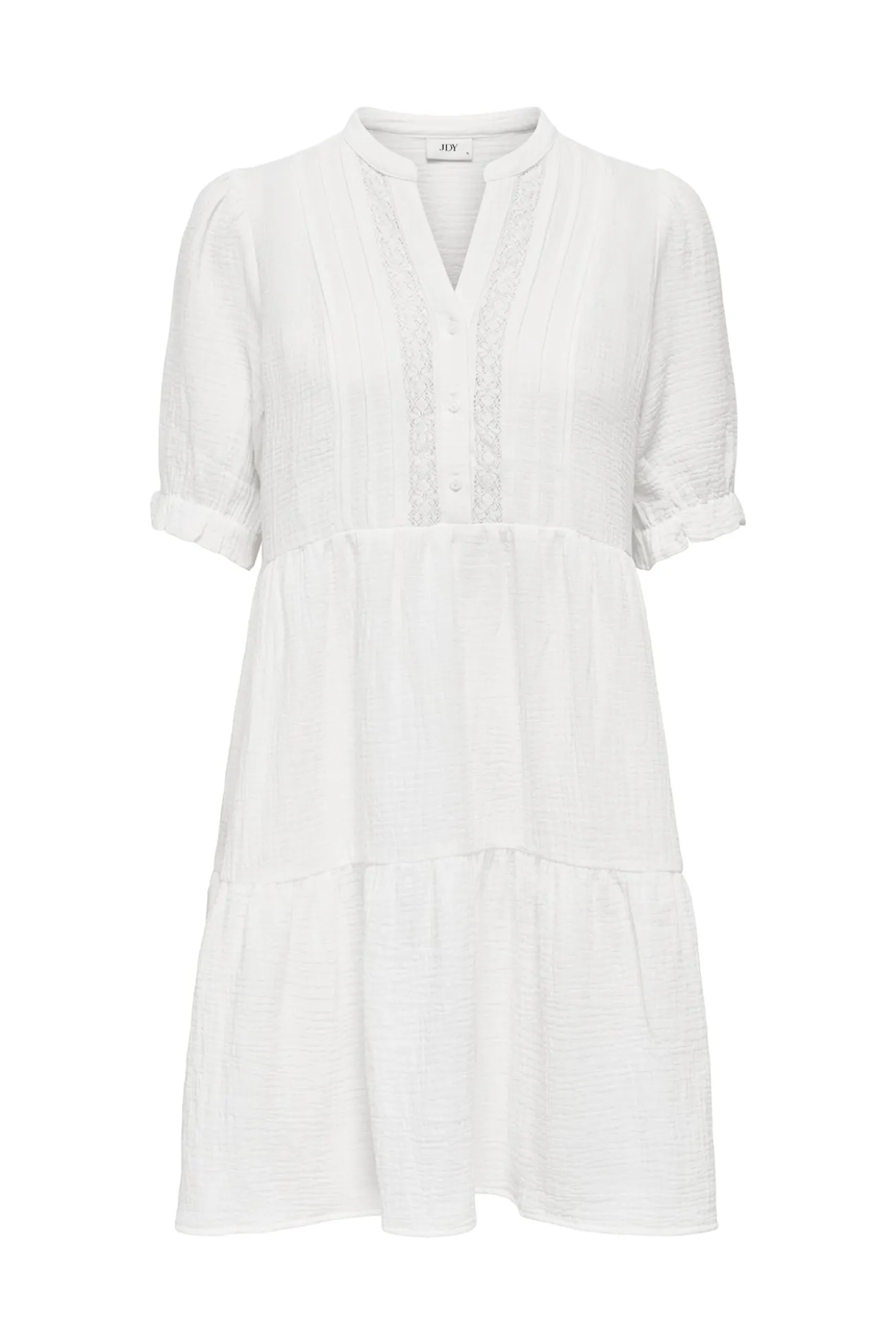 Vestido corto volantes