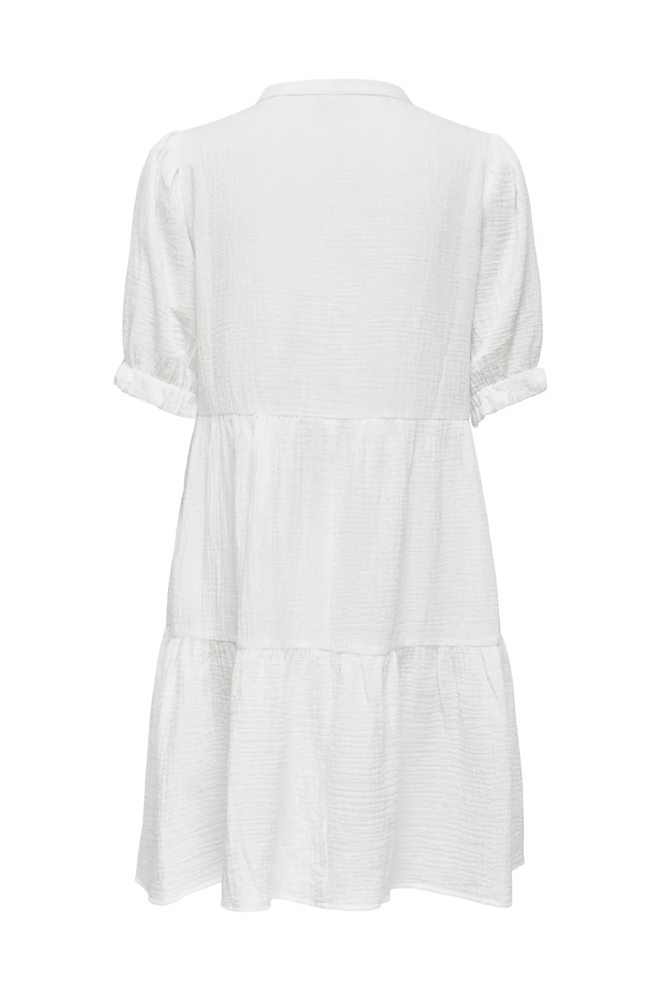 Vestido corto volantes