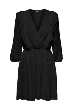 Vestido corto volantes