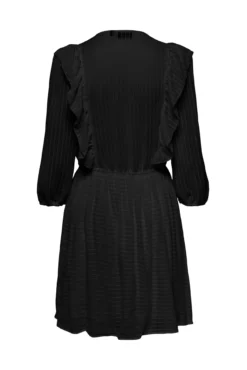 Vestido corto volantes
