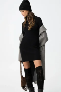 Vestido de canalé Super Slim Fit
