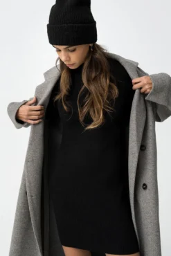 Vestido de canalé Super Slim Fit