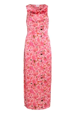 Vestido de fiesta midi estampado