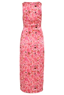 Vestido de fiesta midi estampado