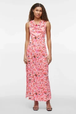 Vestido de fiesta midi estampado