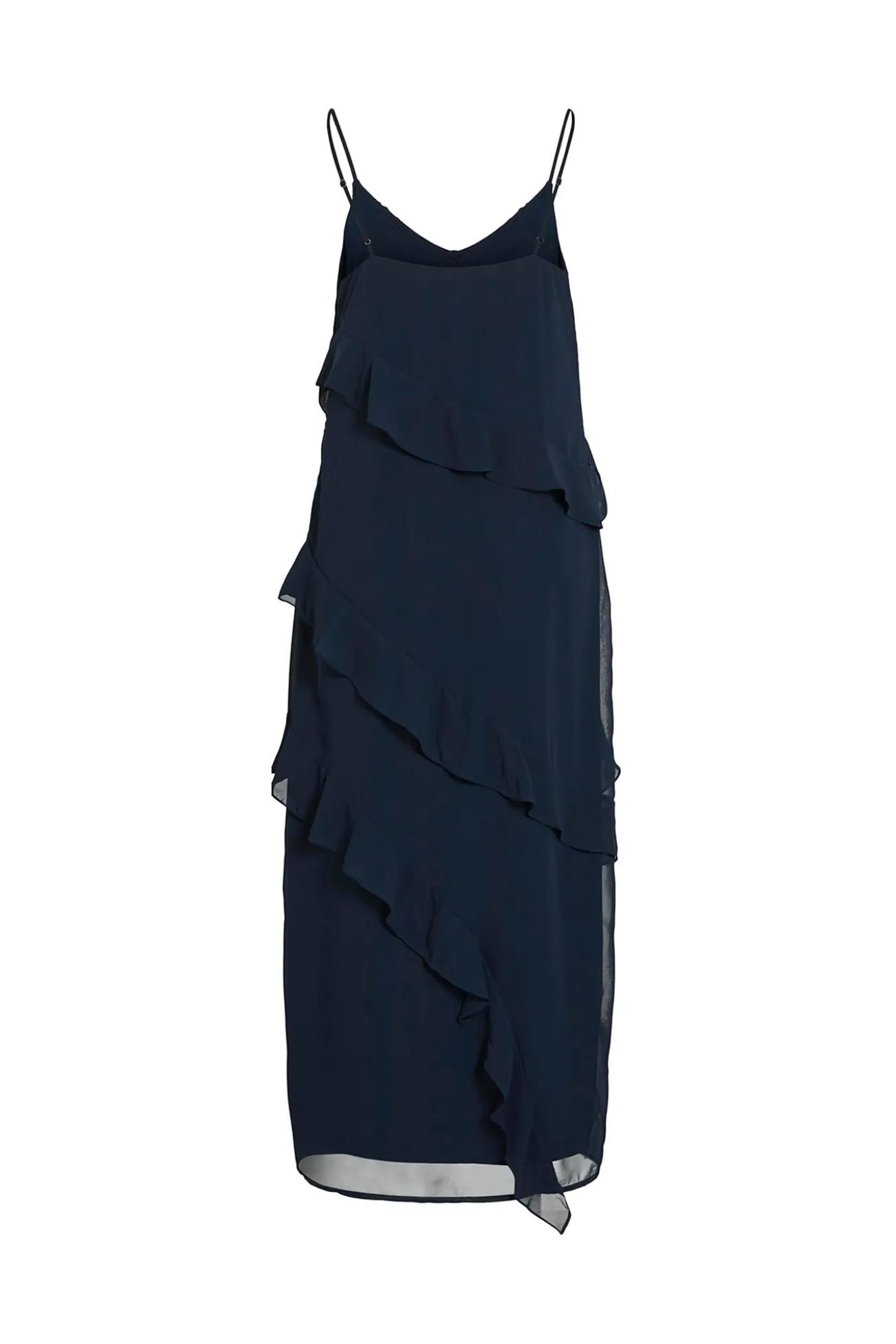 Vestido de gasa midi de fiesta