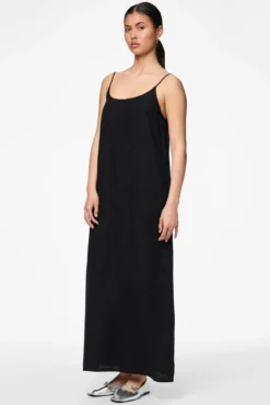 Vestido de lino largo