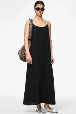 Vestido de lino largo