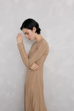 Vestido de punto con ochos
