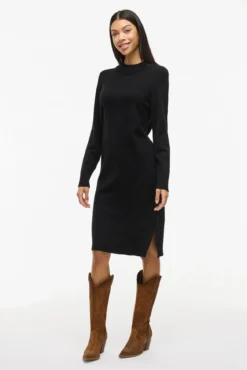 Vestido de punto con viscosa