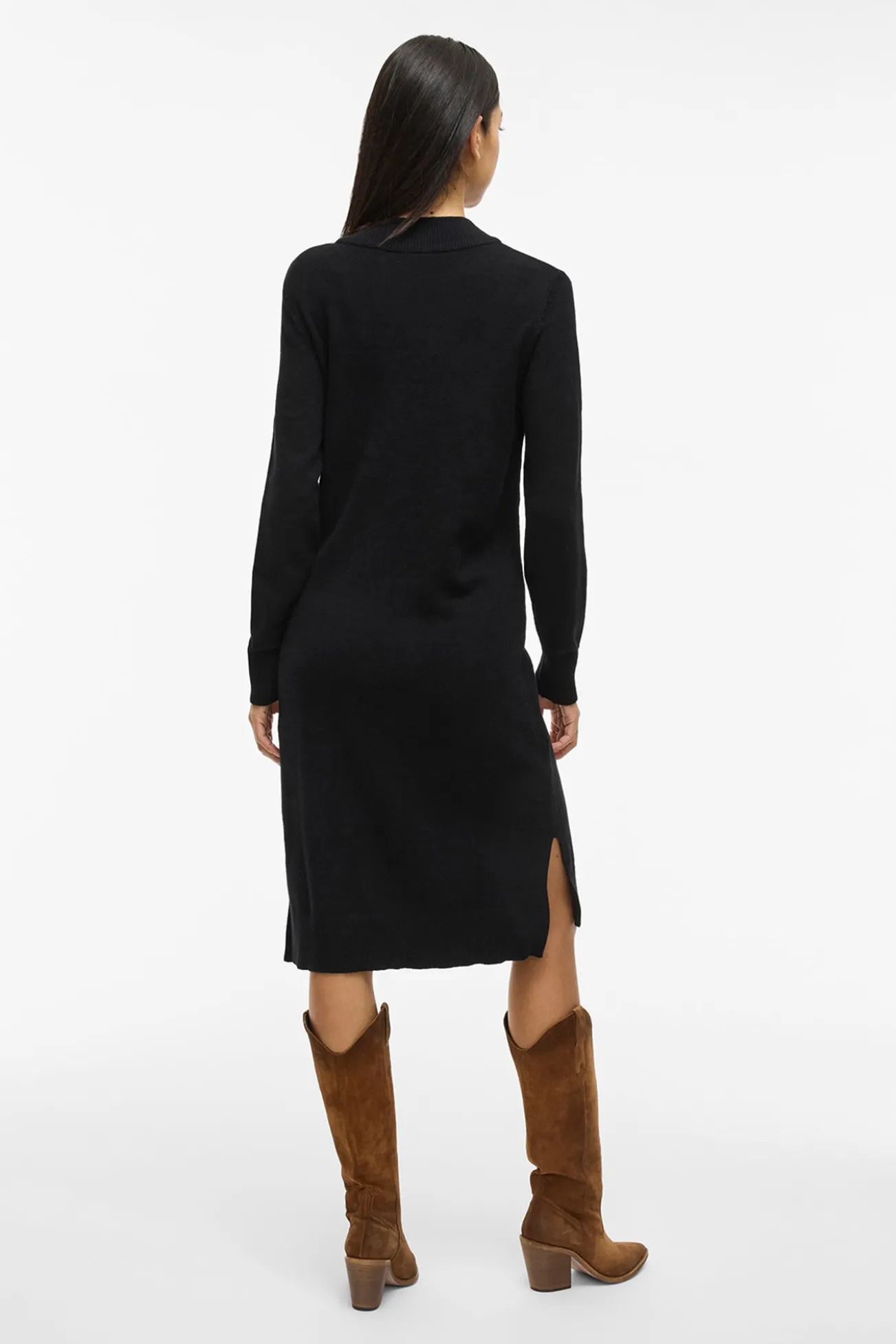 Vestido de punto con viscosa