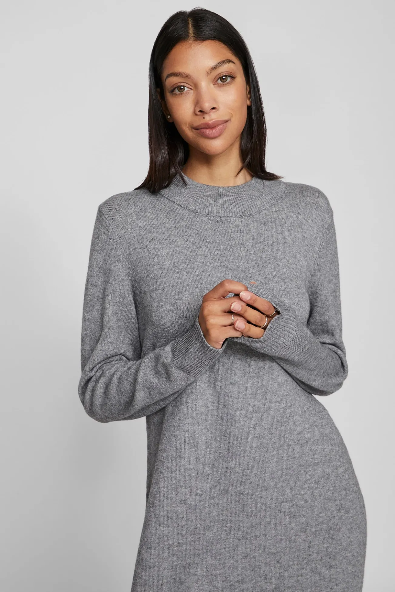 Vestido de punto con viscosa