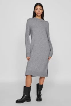 Vestido de punto con viscosa