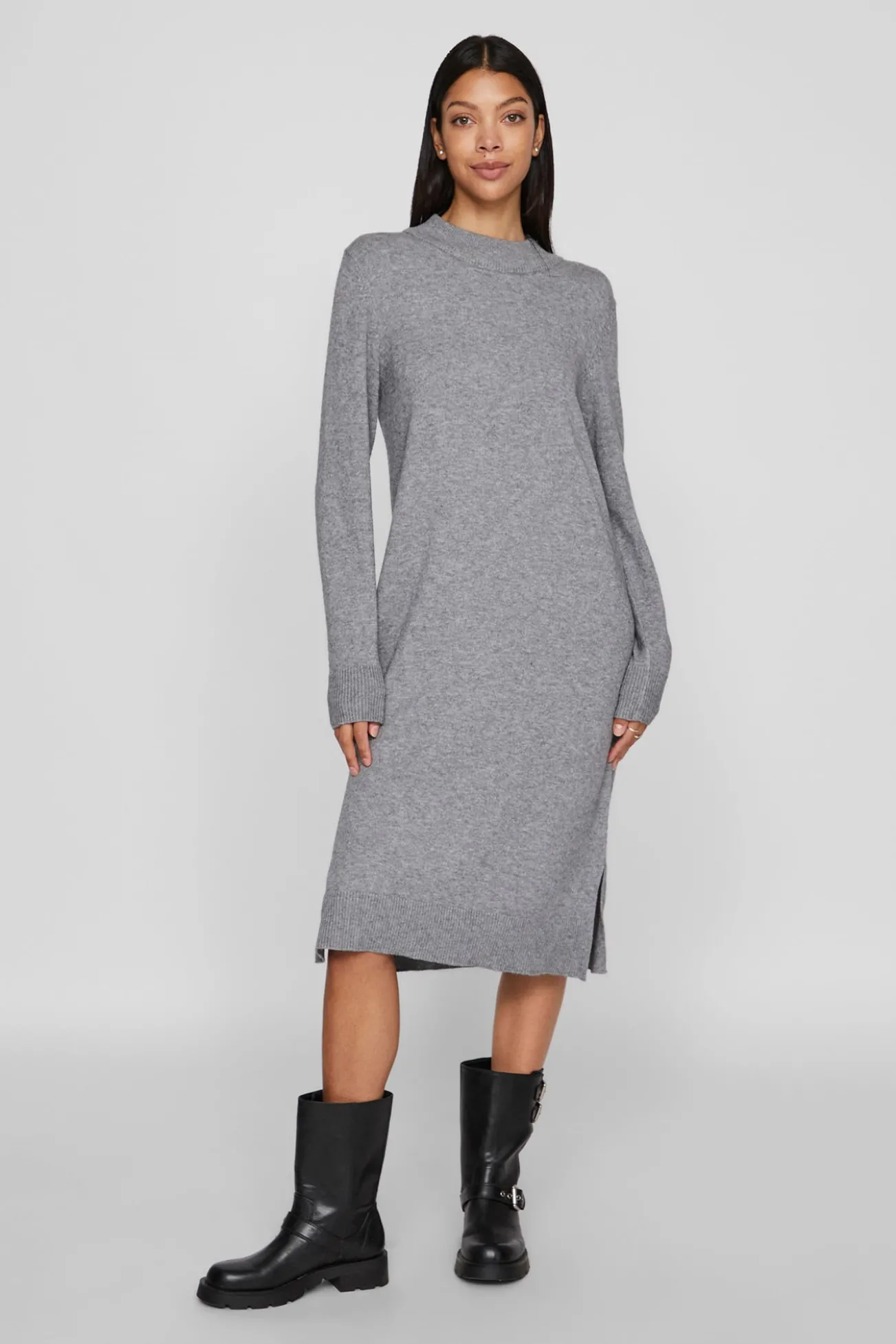 Vestido de punto con viscosa