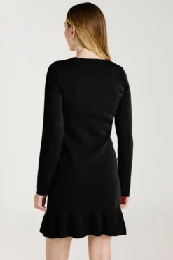 Vestido de punto con viscosa
