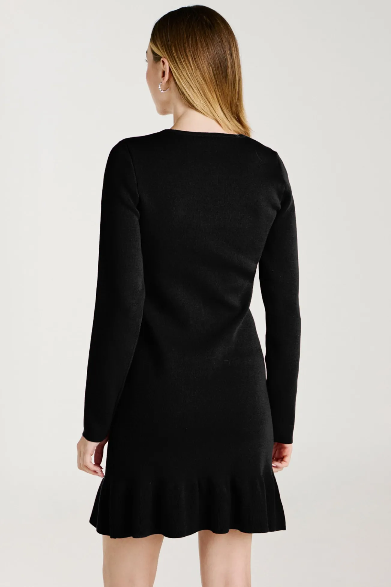 Vestido de punto con viscosa