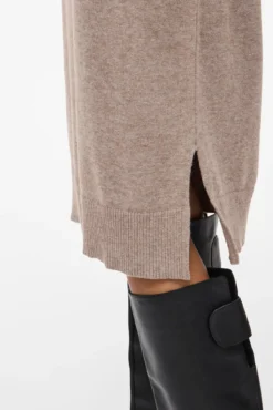 Vestido de punto con viscosa