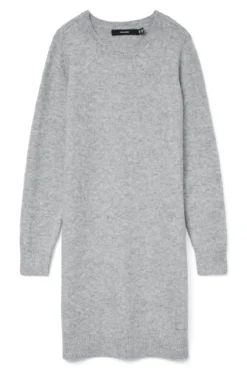 Vestido de punto manga larga talla grande