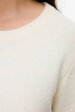 Vestido de punto manga larga talla grande