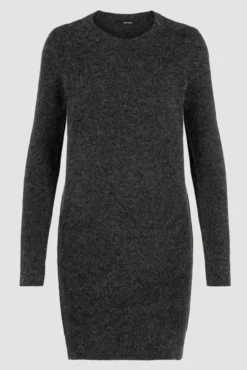 Vestido de punto manga larga talla grande