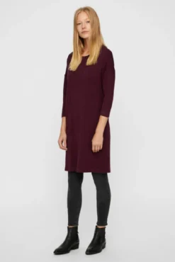 Vestido de punto midi