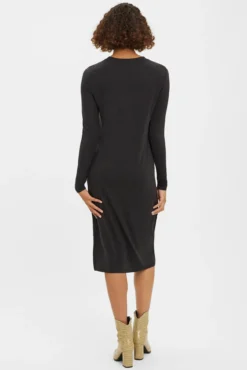 Vestido de punto midi