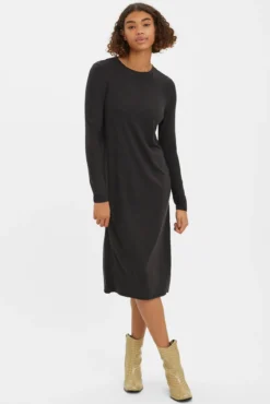 Vestido de punto midi