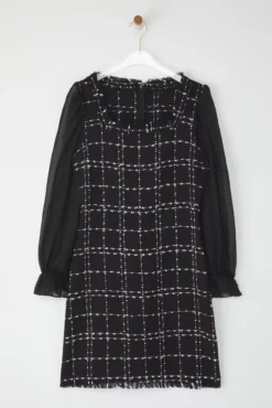Vestido de tweed